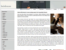 Tablet Screenshot of brinkmann-audio.de